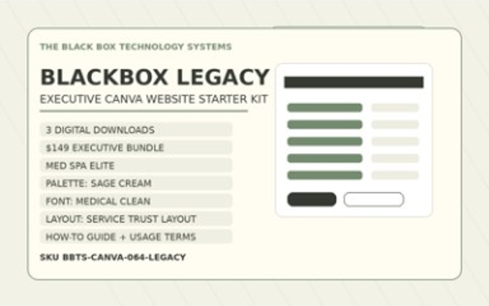 Legacy Canva starter kit cover