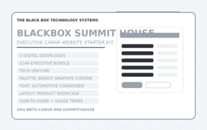 Summit House Canva starter kit cover