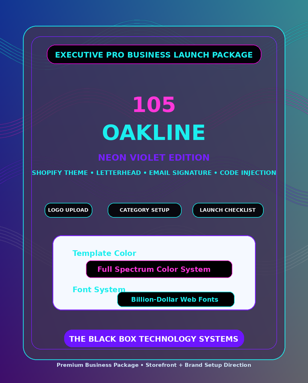 BlackBox Oakline Executive Pro Business Launch Package