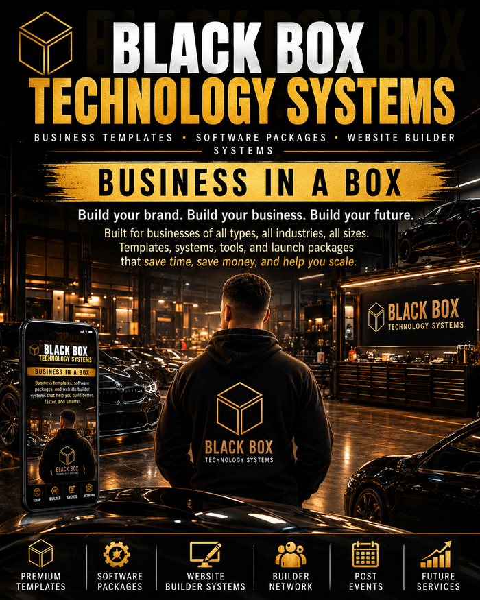 Custom To Order Black Box website and store theme package