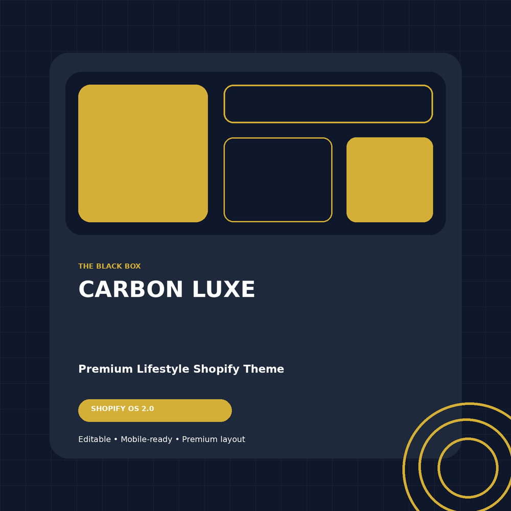 BlackBox Luxe Commerce business launch system preview